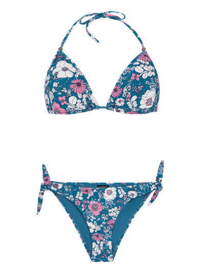 PRTMOLOKO Floral triangle bikini set