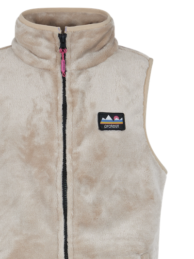 PRTZELDA JR Teddy fleece vest