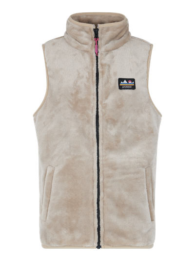 PRTZELDA JR Teddy fleece vest