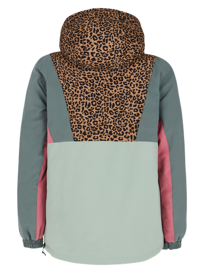 PRTAPEL Leopard anorak ski jacket