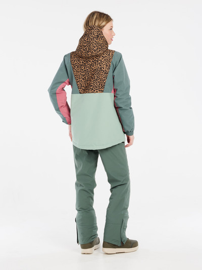 PRTAPEL Leopard anorak ski jacket
