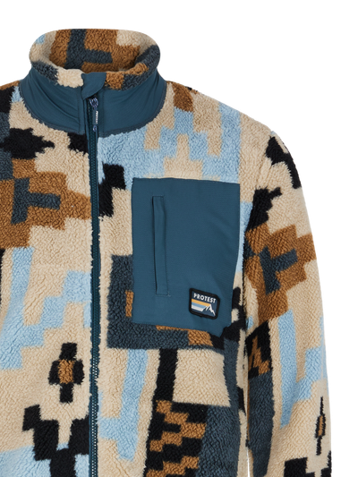 PRTKEYSTON Teddy fleece zip up