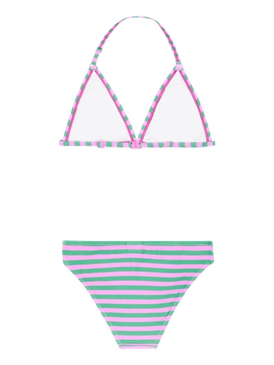 PRTMicky JR Gestreepte triangel bikini set