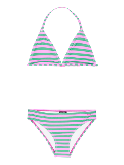 PRTMicky JR Gestreepte triangel bikini set