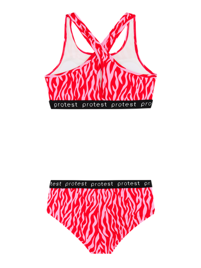 PRTMonicas JR Zebra bralette bikini set