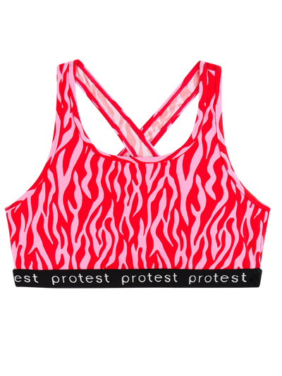 PRTMonicas JR Zebra bralette bikini set