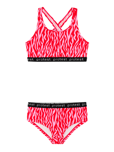 PRTMonicas JR Zebra bralette bikini set