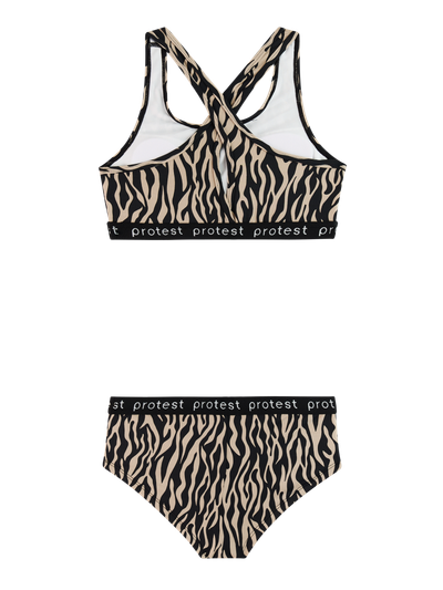 PRTMonicas JR Zebra bralette bikini set