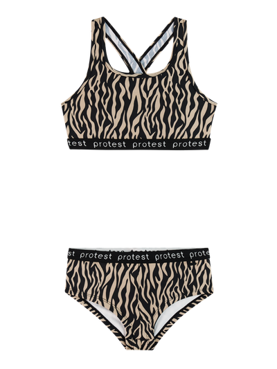 PRTMonicas JR Zebra bralette bikini set