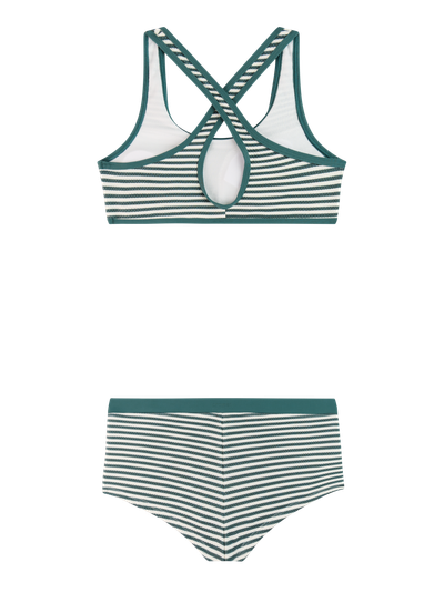 PRTNinja JR Striped bralette bikini set