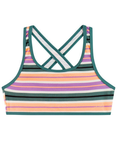 PRTNinja JR Striped bralette bikini set