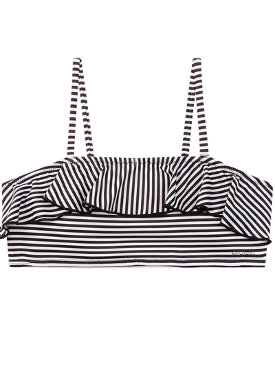 PRTStripes JR Striped bandeau bikini set