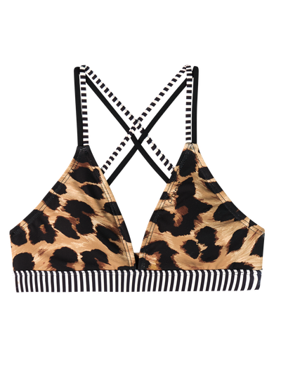 PRTSuzana JR Leopard triangle bikini set
