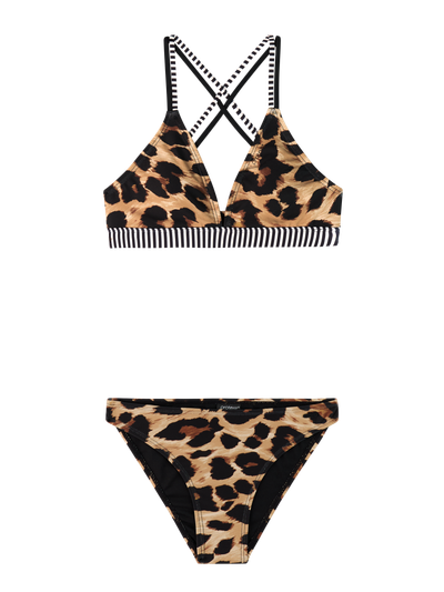 PRTSuzana JR Leopard triangle bikini set