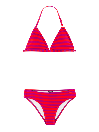 PRTMickeys JR Striped triangle bikini set