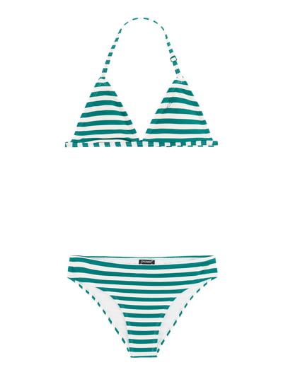 PRTMickeys JR Striped triangle bikini set