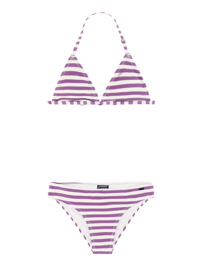 PRTMickeys JR Gestreepte triangel bikini set