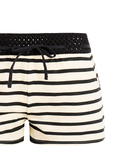 PRTFlowery Gestreifte Shorts