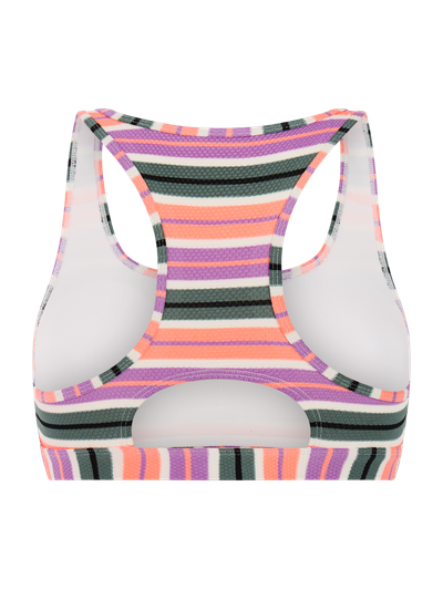 MIXEagers Striped surf bikini top