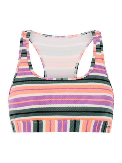 MIXEagers Striped surf bikini top