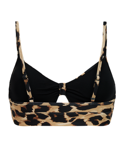 MIXSyncs Leopard triangle bikini top