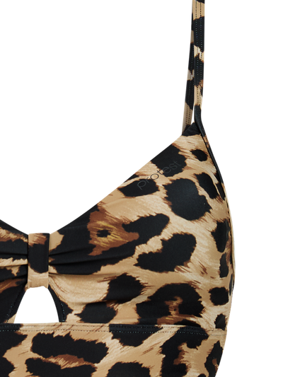 MIXSyncs Leopard triangle bikini top