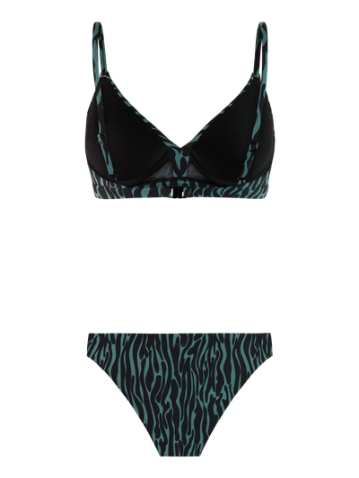 PRTErrori Zebra underwire bikini set