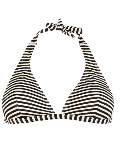 PRTLimo Striped halter neck bikini set