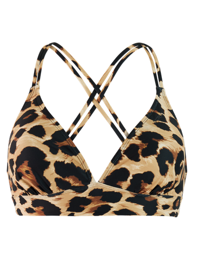 PRTShala Leopard triangle bikini set