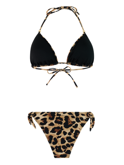 PRTOlea Leopard triangle bikini set