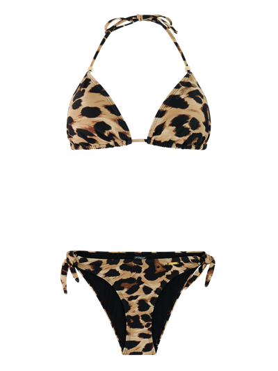 PRTOlea Leopard triangle bikini set