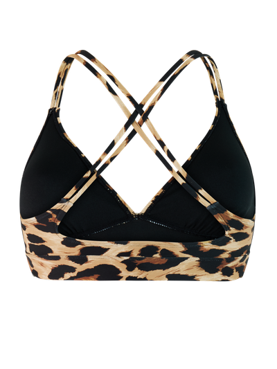 MIXSupers Leopard-Triangel-Bikini-Oberteil