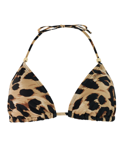 MIXAles Leopard-Triangel-Bikini-Oberteil