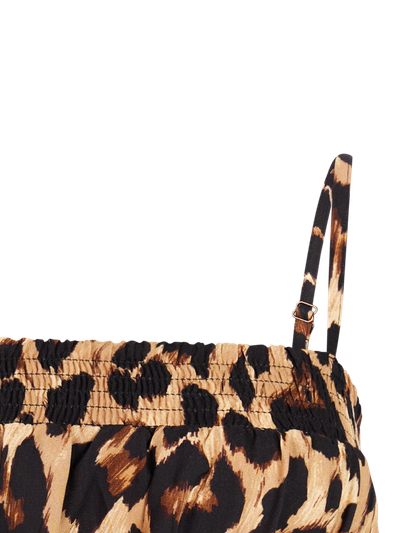 PRTPozo Leopard-Spaghetti Top