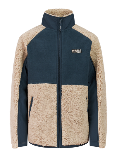 PRTLuc JR Teddy fleece zip up