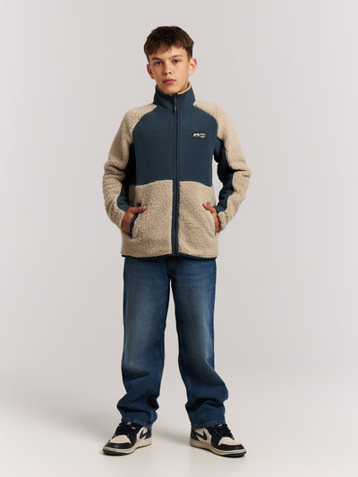 PRTLuc JR Teddy fleece zip up