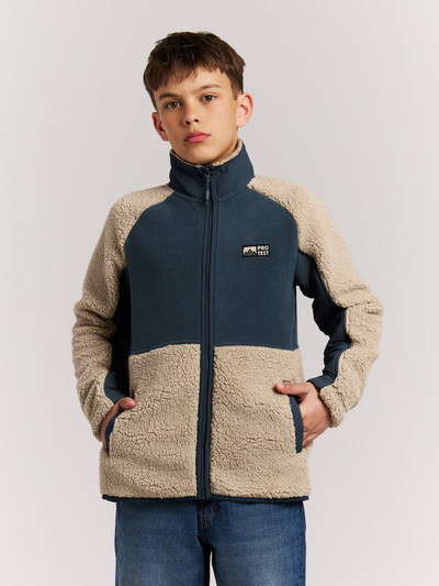 PRTLuc JR Teddy fleece zip up