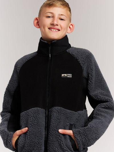 PRTLuc JR Teddy fleece zip up