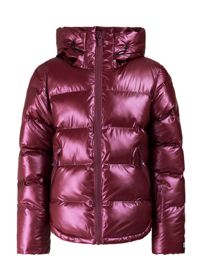 PRTNicole JR Metallic puffer ski jacket