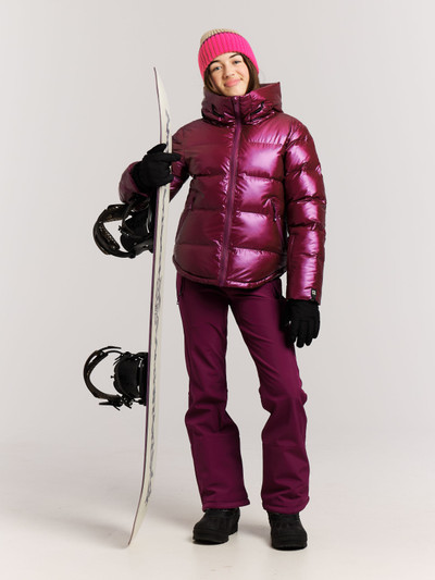 PRTNicole JR Metallic puffer ski jacket