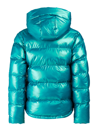 PRTNicole JR Metallic puffer ski jacket