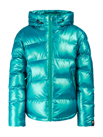 PRTNicole JR Metallic puffer ski jacket