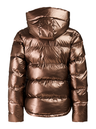 PRTNicole JR Metallic puffer ski jacket