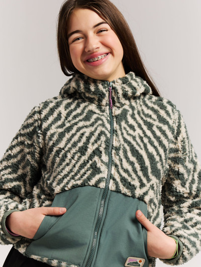 PRTKidman JR Zebra fleece zip up