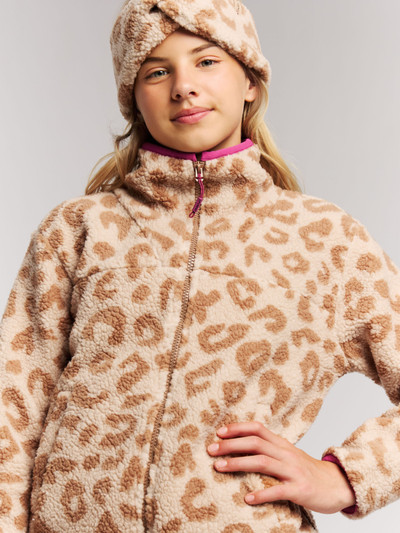 PRTBlond JR Leopard fleece zip up