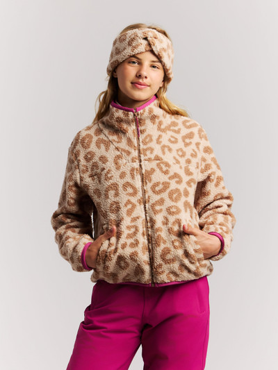 PRTBlond JR Leopard fleece zip up