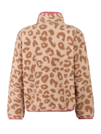 PRTBlond JR Leopard fleece zip up