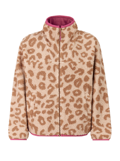 PRTBlond JR Leopard fleece zip up