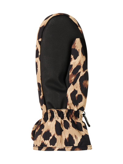 PRTSabia Leopard ski mittens