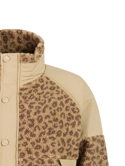 PRTElisan Leopard teddy outdoor jacket